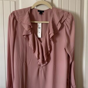 Ruffle Ann Taylor blouse